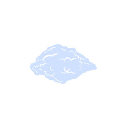 cloud icon illustration without background