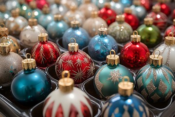 Colorful Christmas Ornaments for Festive Holiday Decor