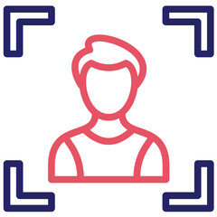 Camera Shot vector icon illustration of Filmmaking iconset.