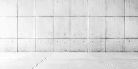 Plain gray concrete wall texture with subtle variations against a white background creating a minimalistic and modern aesthetic for creative projects.