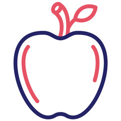 Apple vector icon illustration of Lifestyles iconset.