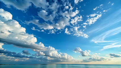 Obraz premium blue sky and clouds