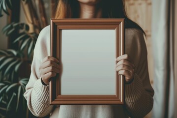 Square Frame Mockup up