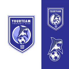 Soccer Logo with Shark