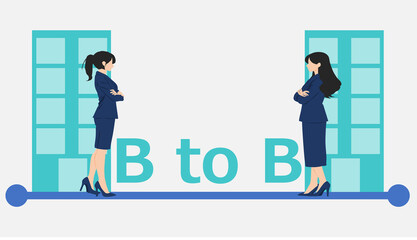 BtoBビジネスのイラスト