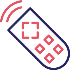 Remote Control vector icon illustration of Children Toys iconset.