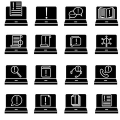 Info icon vector. Help desk illustration sign. Documentation symbol.