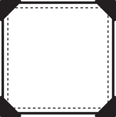 Hand drawn scrapbook icon in flat style. concept for banners, cards, presentations and business.