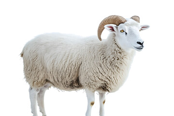 Fototapeta premium sheep isolated on white