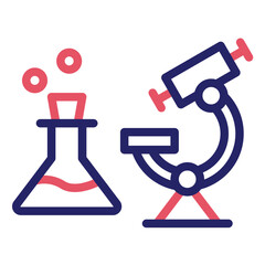 Laboratory vector icon illustration of Lab iconset.
