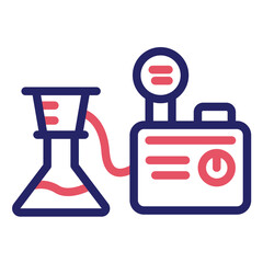 Lab Vacuum vector icon illustration of Lab iconset.