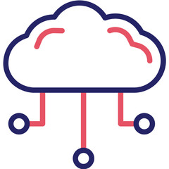 Network Congestion vector icon illustration of Networking iconset.