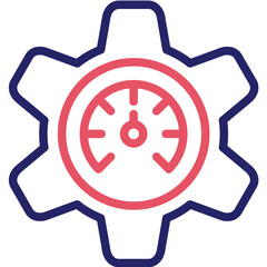 Network Efficiency vector icon illustration of Networking iconset.