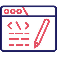 Test Case Design vector icon illustration of Quality Assurance iconset.