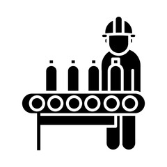 Plastic Worker – Conveyor Representing Expertise in Plastic Processing and Manufacturing