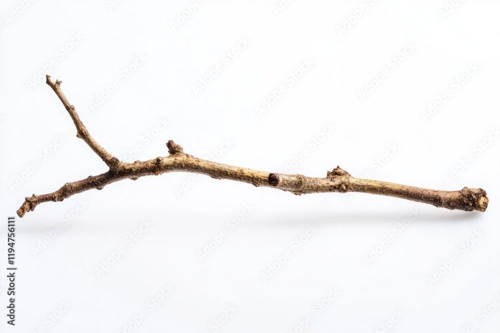Poster a close-up shot of a bare tree branch with no leaves