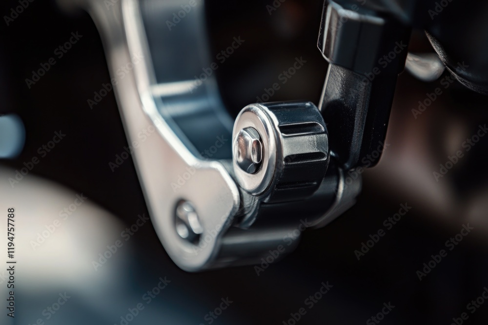 Poster close up of a car's steering wheel with detailed features and textures