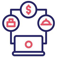 Gig Economy vector icon illustration of Gig Economy iconset.
