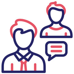 Obraz premium Consultant vector icon illustration of Gig Economy iconset.