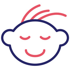 Children vector icon illustration of Generation Gap iconset.