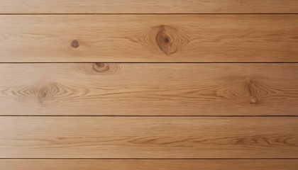 Fototapeta premium Close-up view of light beige oak wood planks.