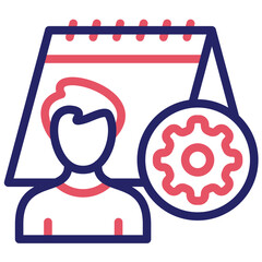 Event Planner Male vector icon illustration of Award Events iconset.