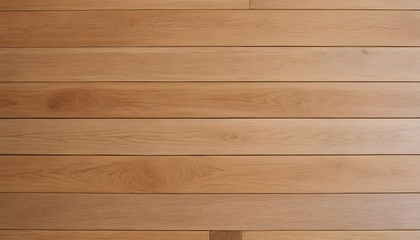Obraz premium Close-up view of light beige oak wood planks.