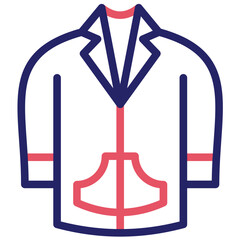 Jacket vector icon illustration of Fashion Ecommerce iconset.