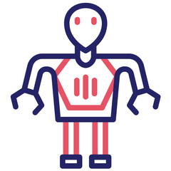 Science Fiction vector icon illustration of Robotics iconset.