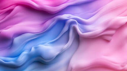 Fototapeta premium Abstract Pastel Swirls: A Dreamy Symphony of Pink and Blue Hues