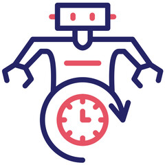 Future vector icon illustration of Robotics iconset.