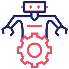 Engineering vector icon illustration of Robotics iconset.