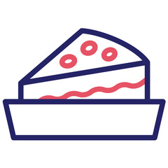 Sandwich Tray vector icon illustration of Catering iconset.