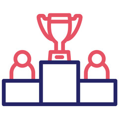 Competition vector icon illustration of Achievements iconset.
