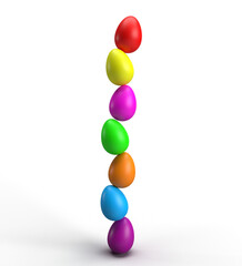 Happy easter day colorful egg animal egg springtime season beautiful rabbit ear bunny easter egg april month 2025 2026 year holiday decoration ornament easter day religion character cartoon event art