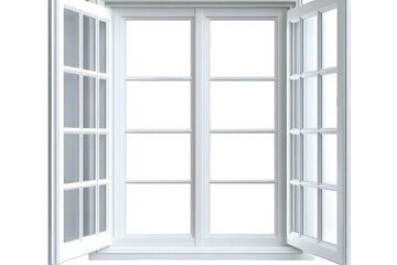 opened window with background