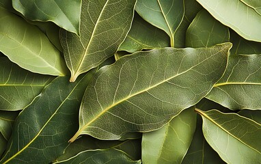 a group of green leaves