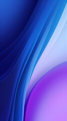 Obraz premium Digital technology blue purple gradient curve poster background