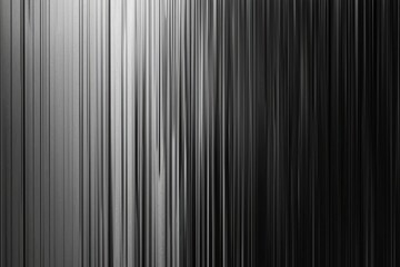 Obraz premium Abstract composition of thin vertical lines in varying grayscale digital artwork contemporary art modern space upward perspective visual depth and movement