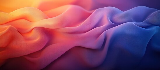 Obraz premium Sunset Draped Fabric, Abstract Design