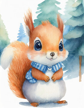 Cute little animal, squirrel - 귀여운 동물, 다람쥐