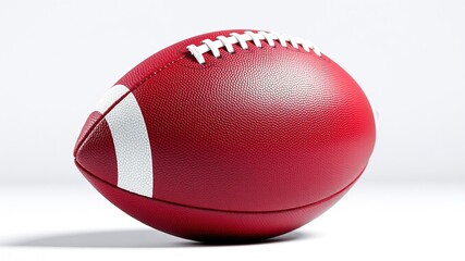 Closeup American Football Side View - High Detail, Bright Colors, Professional AI Image