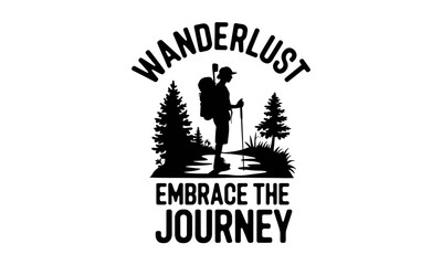 Wilderness wild camping explore travel vector theme clipart