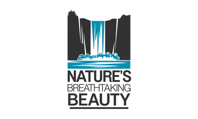 Nature Breathtaking Travel vector clipart 