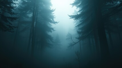 Enchanting Foggy Dark Forest - Stunning AI Art