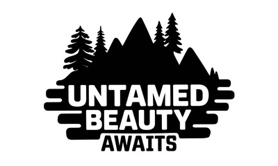 untamed wildlife vector graphic