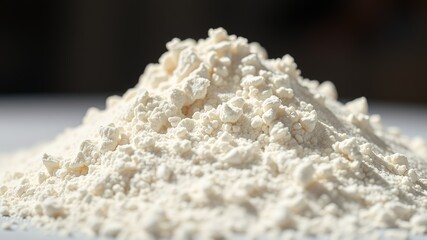 Healthy Milk Powder Heap - Nutritious Food Photography - High Resolution