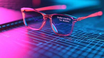 Understanding tax brackets a visual guide to financial literacy business insights modern technology digital environment close-up view