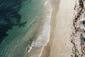 Scenic coastal view of a tranquil sandy beach on sylt island in schleswig-holstein for travel lovers and photography enthusiasts