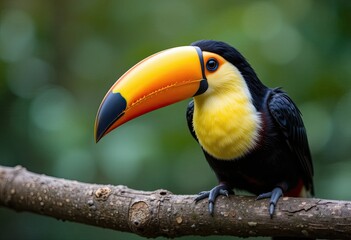 Fototapeta premium toucan on a branch